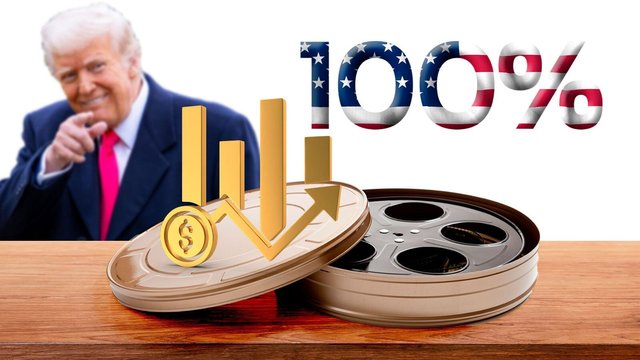 TRUMP IMPONDRÁ UN ARANCEL DEL 100 % A LAS PELÍCULAS PRODUCIDAS EN EL EXTRANJERO