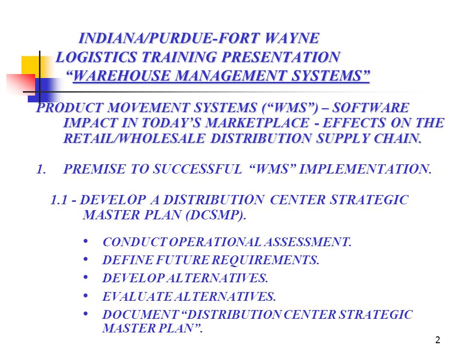 All about Logistics Training Systems All about Logistics Training Systems