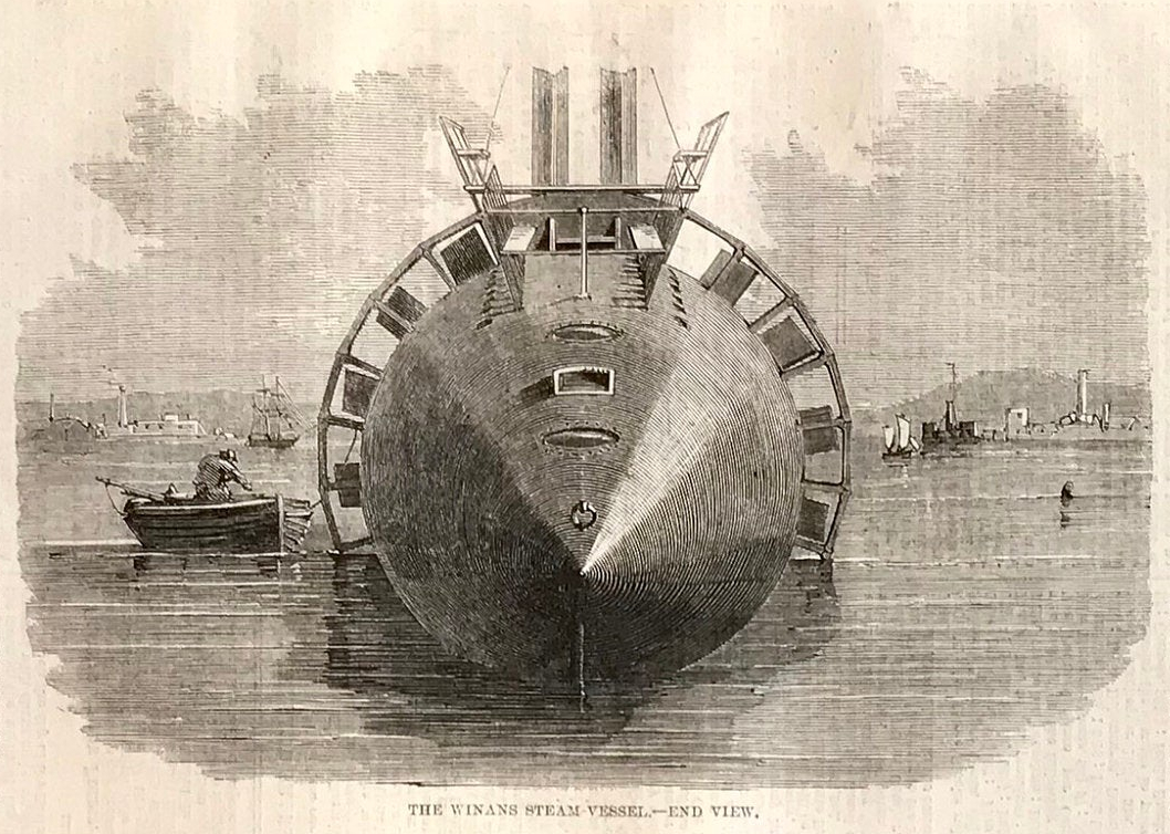 [GÉNÉRIQUE] Ce jour là...  - Page 16 The-Winans-Steam-Vessel-End-View-ILN-1858