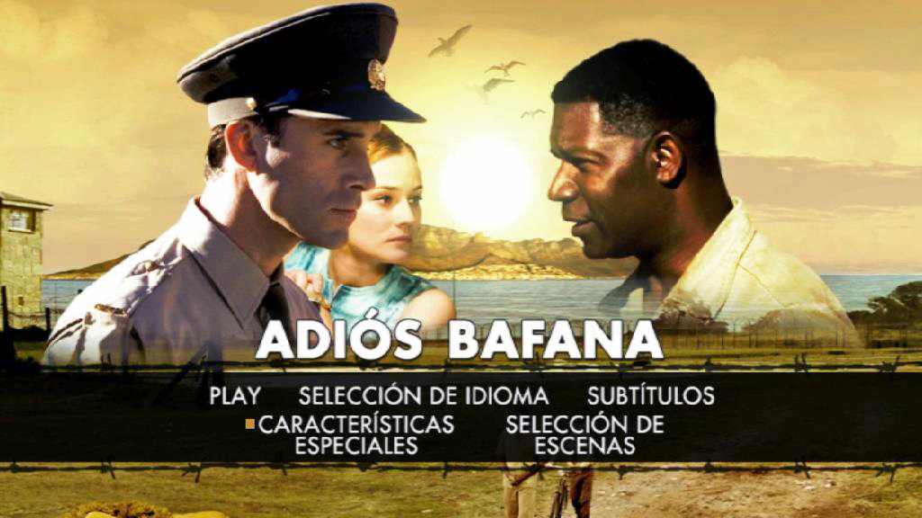 GOODBYE BAFANA MENU - Adiós Bafana (Goodbye Bafana) [2007] [Drama, biográfico] [DVD9] [PAL] [Leng. ESP/FRA/ENG] [Subt. ESP/FRA/ENG]