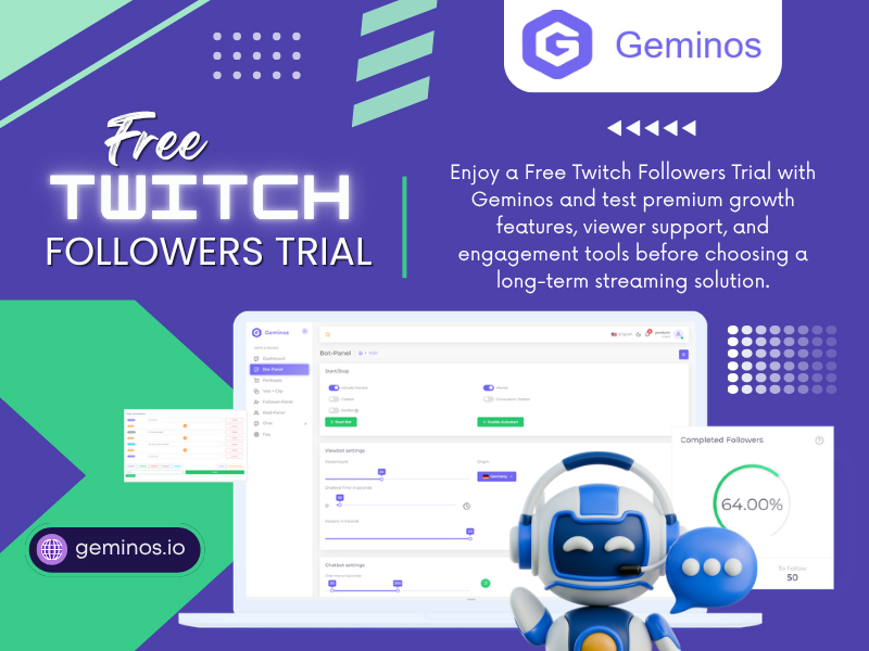 Free Twitch Followers Trial