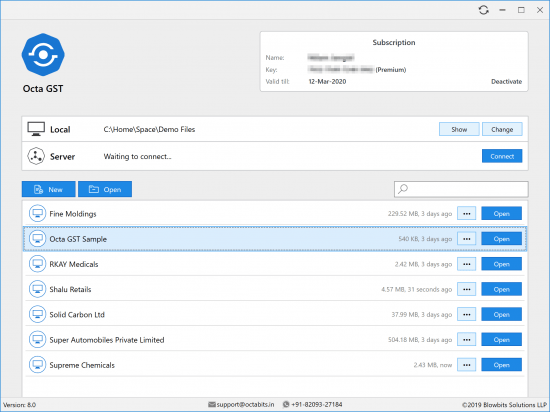 OCTA GST 10.9.3