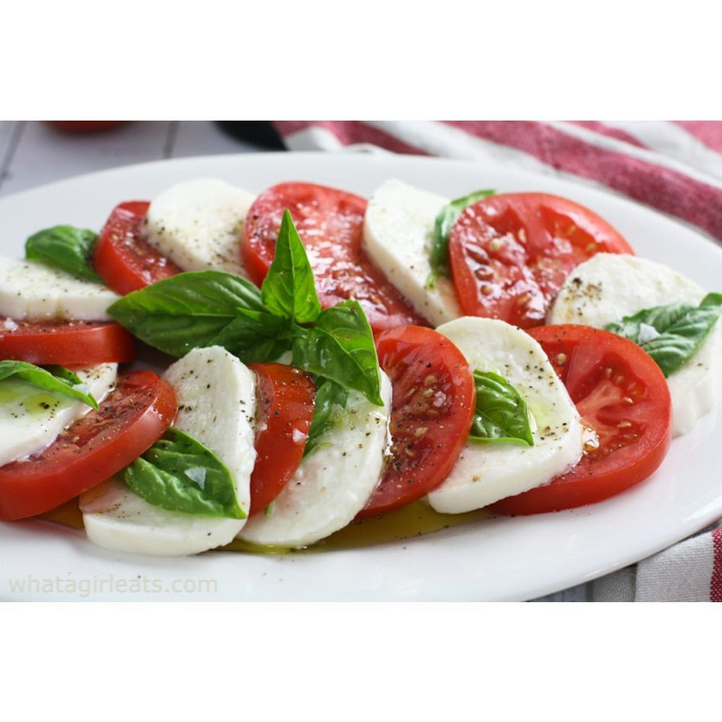 Cheese Tomato And Basil Sandwich