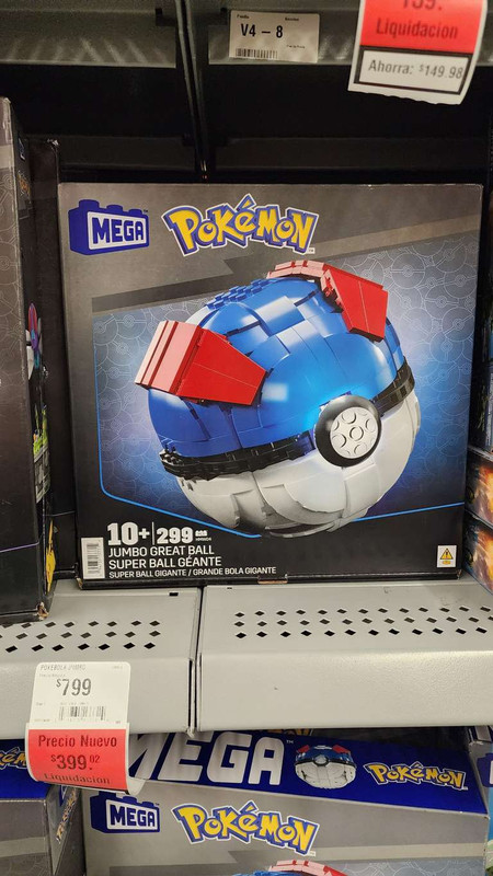 Mega construx Pokémon en Walmart 
