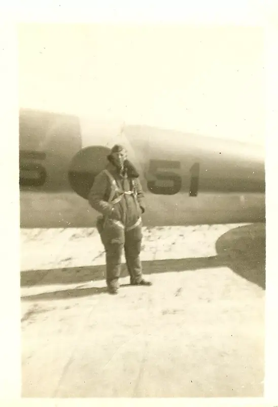 RARE! Luftwaffe LEGION CONDOR Airman w- Parachute by Heinkel He-111 Bomber!-- (1)