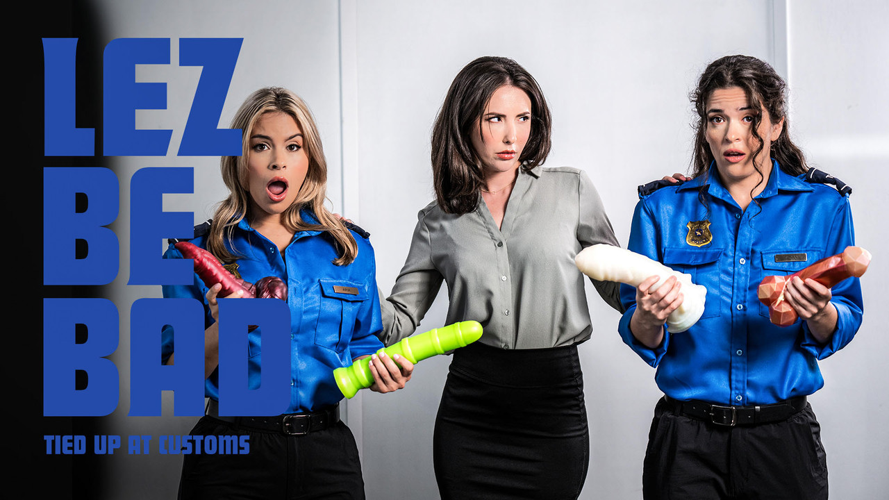 LezBeBad 25 05 30 Casey Calvert, Victoria Voxxx, Nicole Aria Tied Up At Customs