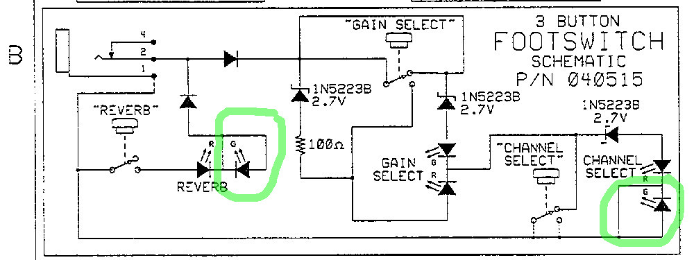 Футсвич для комбика схема