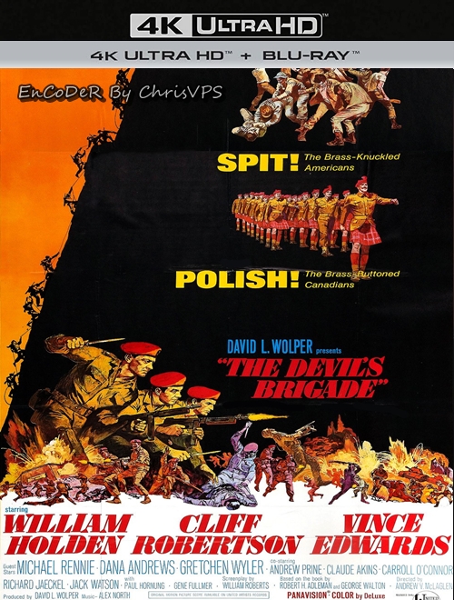 Diabelska brygada / The Devil's Brigade (1968) MULTI.HDR.Hybrid.2160p.BDRemux.DTS.HD.MA.AC3-ChrisVPS / LEKTOR i NAPISY