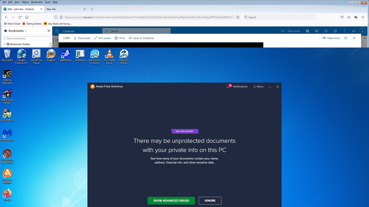 10a(Avast advanced issues)