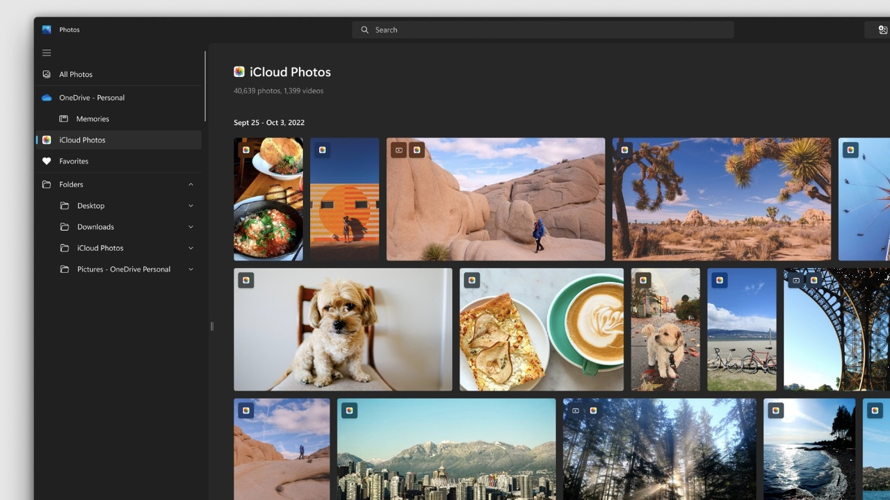 Microsoft implementa la integración de Fotos de iCloud en Windows 11