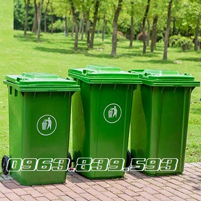 Thùng rác nhựa 240lit màu xanh lá giảm giá rẻ quận 8 - lh 0963 839 593 Ms.Loan Tuyen-dai-ly-cung-cap-thung-rac-hdpe-240lit-giam-gia-re