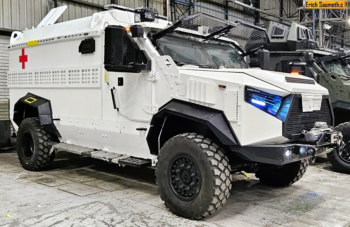 La colombiana Armor International fabrica su primer vehículo Hunter Medevac