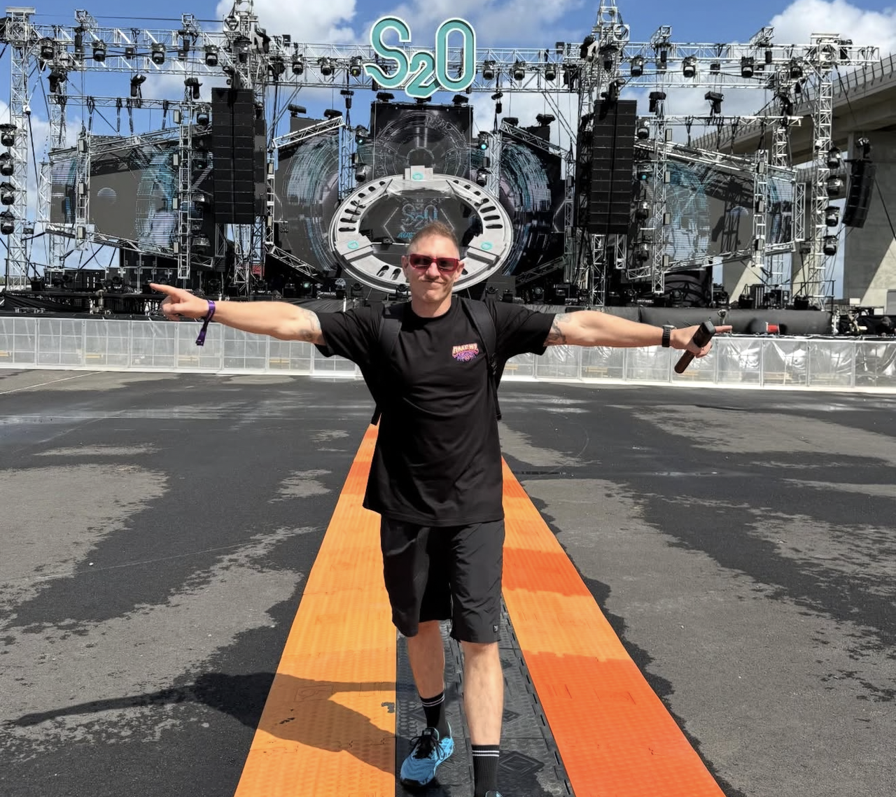 DJ Accelerator client at S2O festival