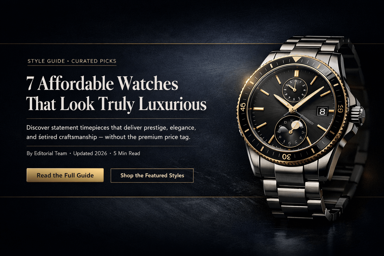 7 Affordable Watches That Look Truly Luxurious