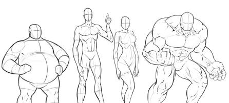 How to Draw Various Body Types and Proportions for Comics