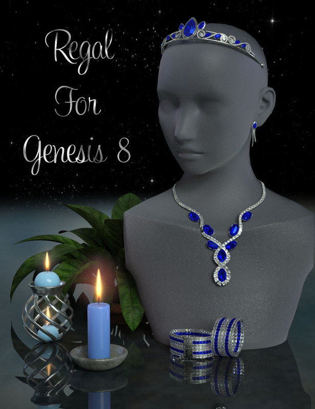 00 main regal jewelry for genesis 8 female s daz3d