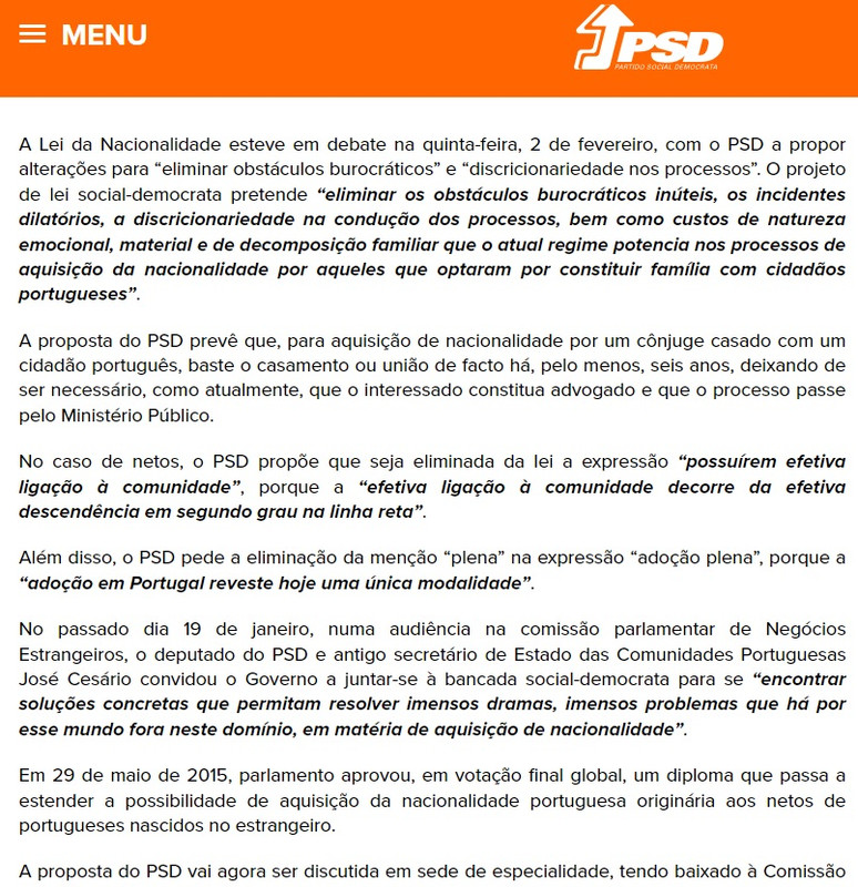 psd lei da nacionalidade6 2015 2017