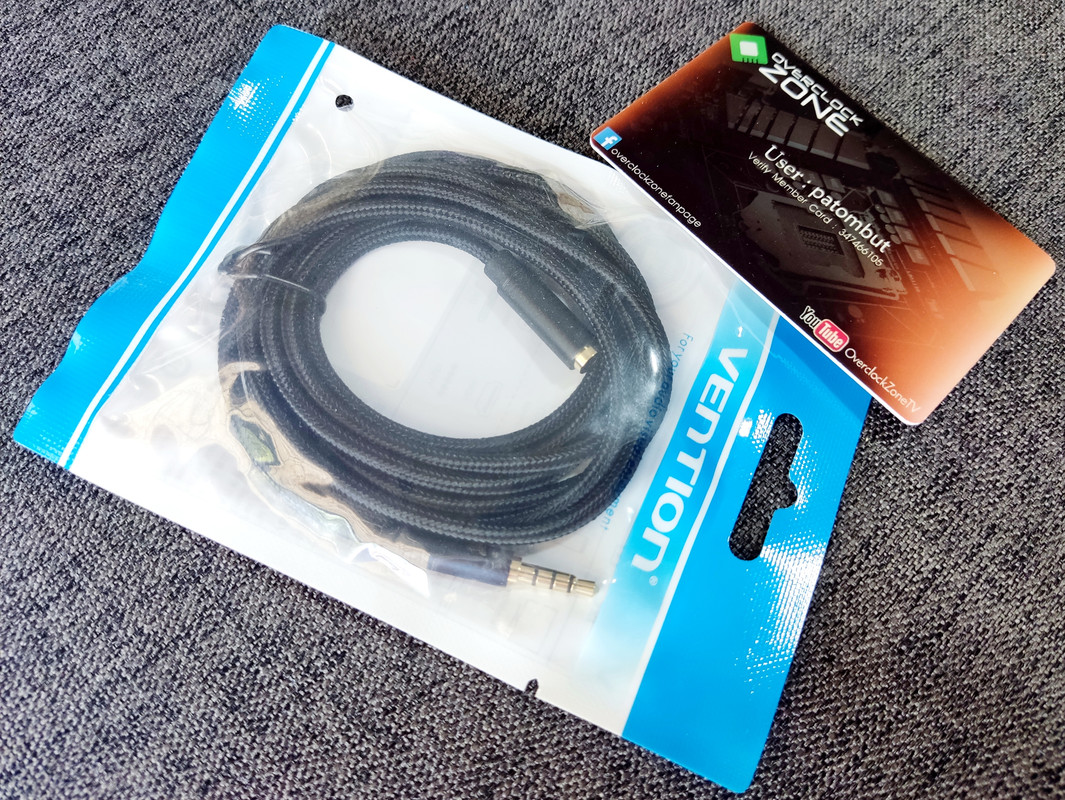 VENTION สายAUX ต่อเพิ่มความยาว สำหรับหูฟังมีไมค์ ยาว 1.5M IMG_20220227_123814