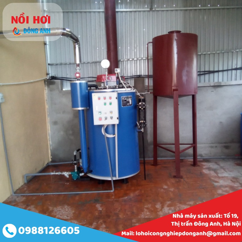 lò hơi đốt dầu 300