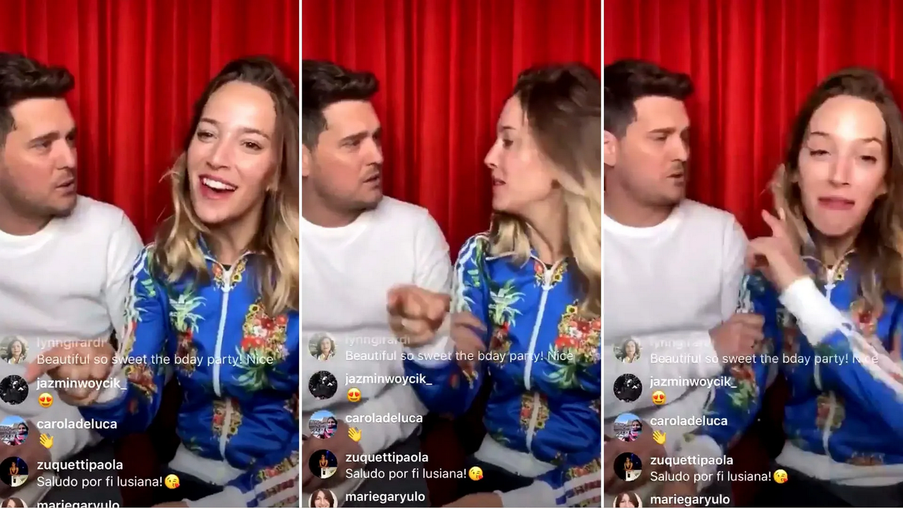 Con extraño video, esposa de Michael Bublé niega ser violentada por el cantante