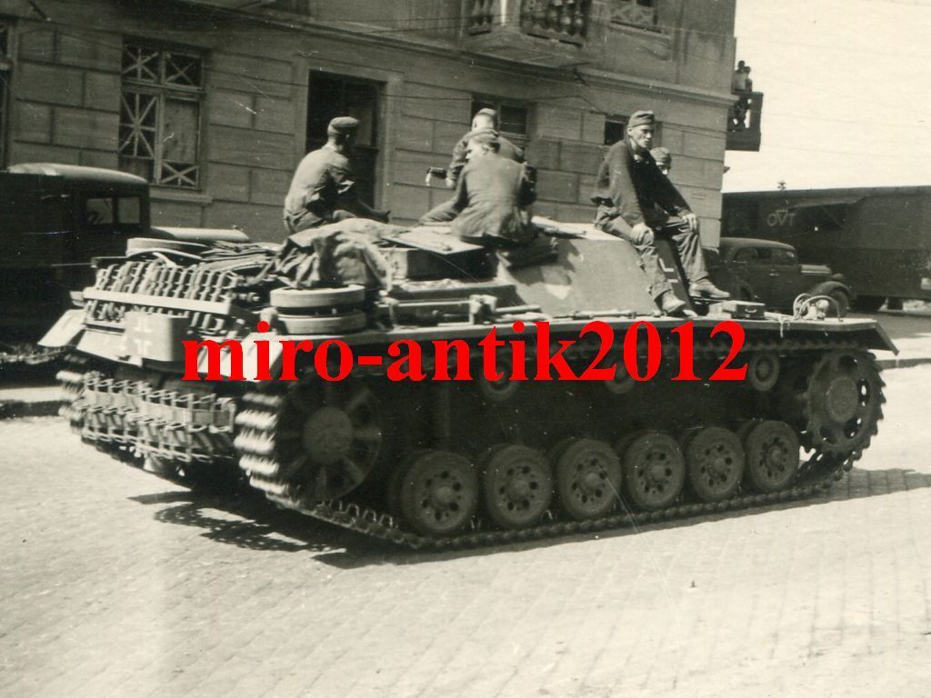 Foto, Wehrmacht, Panzer, Sturmgeschütz, Nahaufna