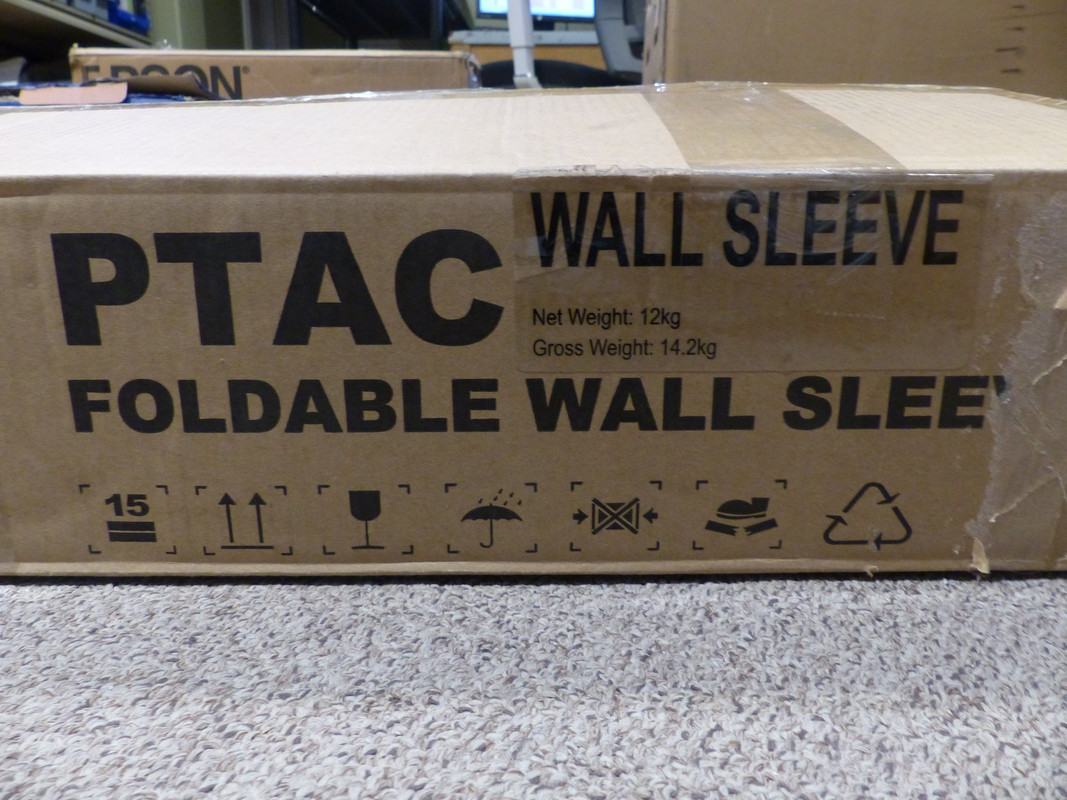 COOPER AND HUNTER CH-PTSLV1 PTAC FOLDABLE WALL SLEEVE 43.4X16X5.9 IN