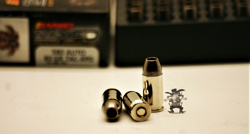 Barnes .380 Auto TACXPD JHP 80 Grain Nickle Brass Deadly Expansion 380