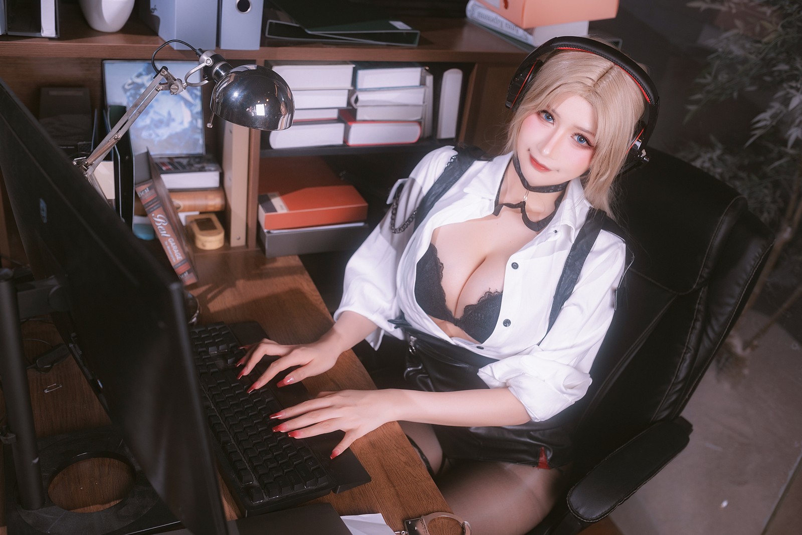 兔胖胖min – 喀琅施塔得 Cosplay 高清写真集（40P-590.7MB）舰娘主题插图6