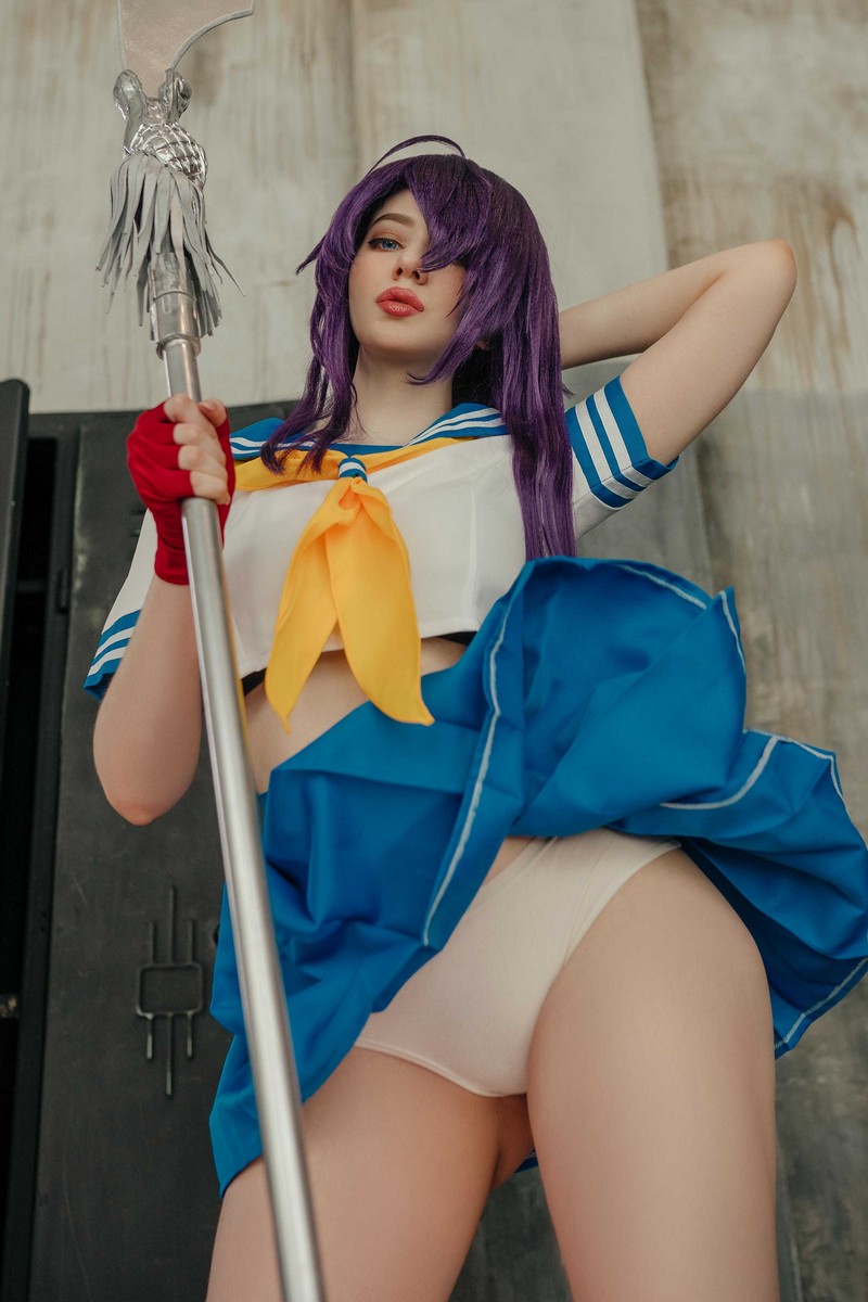 Alina Becker 关羽 Kanu Unchou Cosplay 一骑当千角色写真【59P-23.7M】插图4