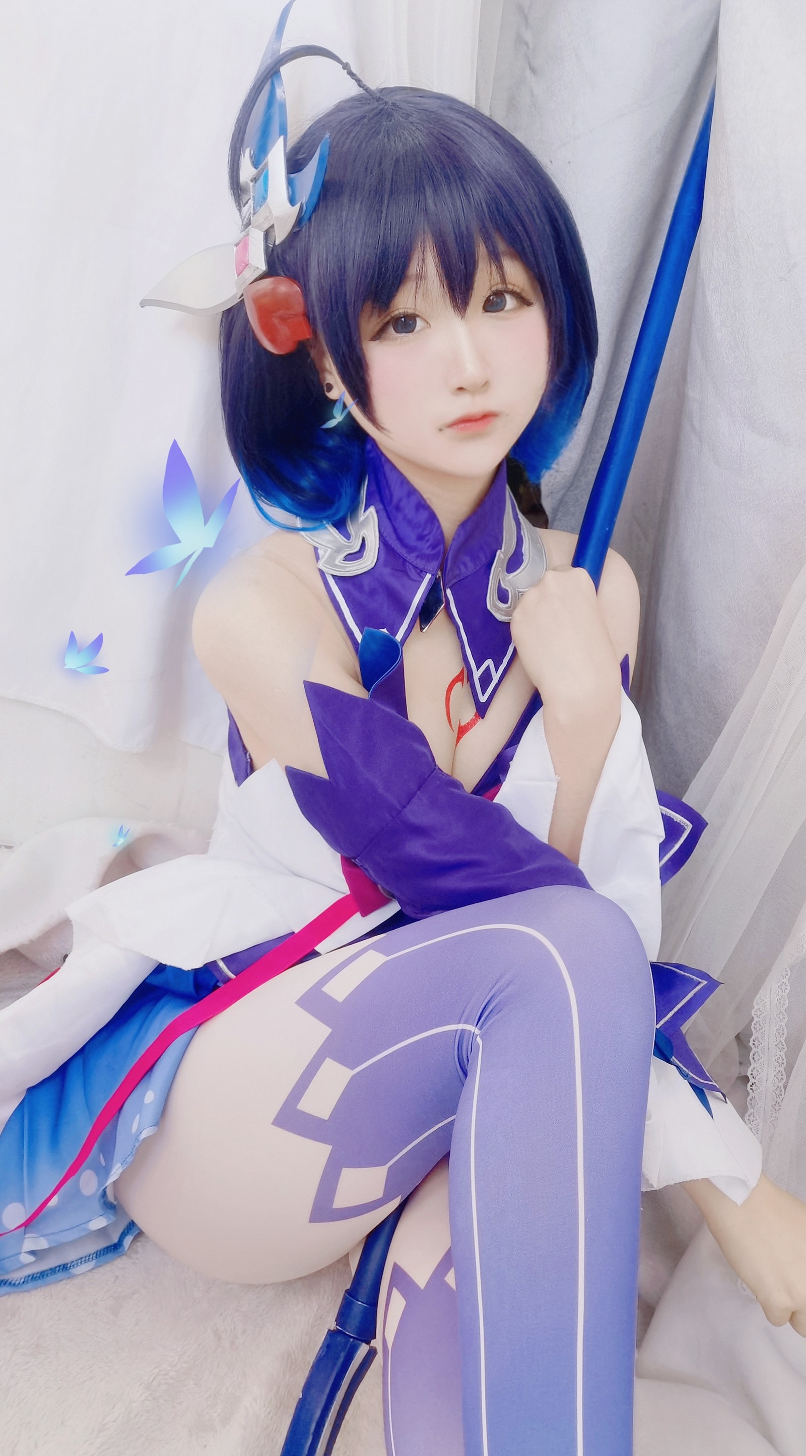 Seele麦麦希儿幻海梦蝶写真集｜梦幻蓝色系高清图集（168P-229.3M）插图5