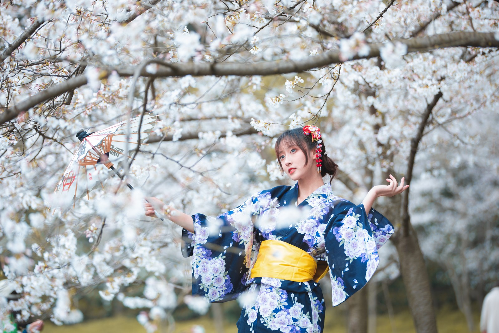 冬马路纱 樱园浴衣 写真合集｜日系和风 私房摄影（9P｜133MB）插图3