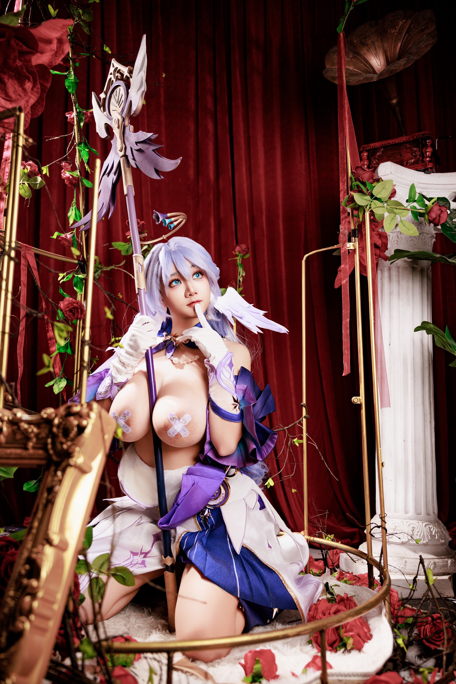 阿雪雪写真崩坏星穹铁道·知更鸟Cosplay图集（90P+1V / 1.04G）高清写真插图7