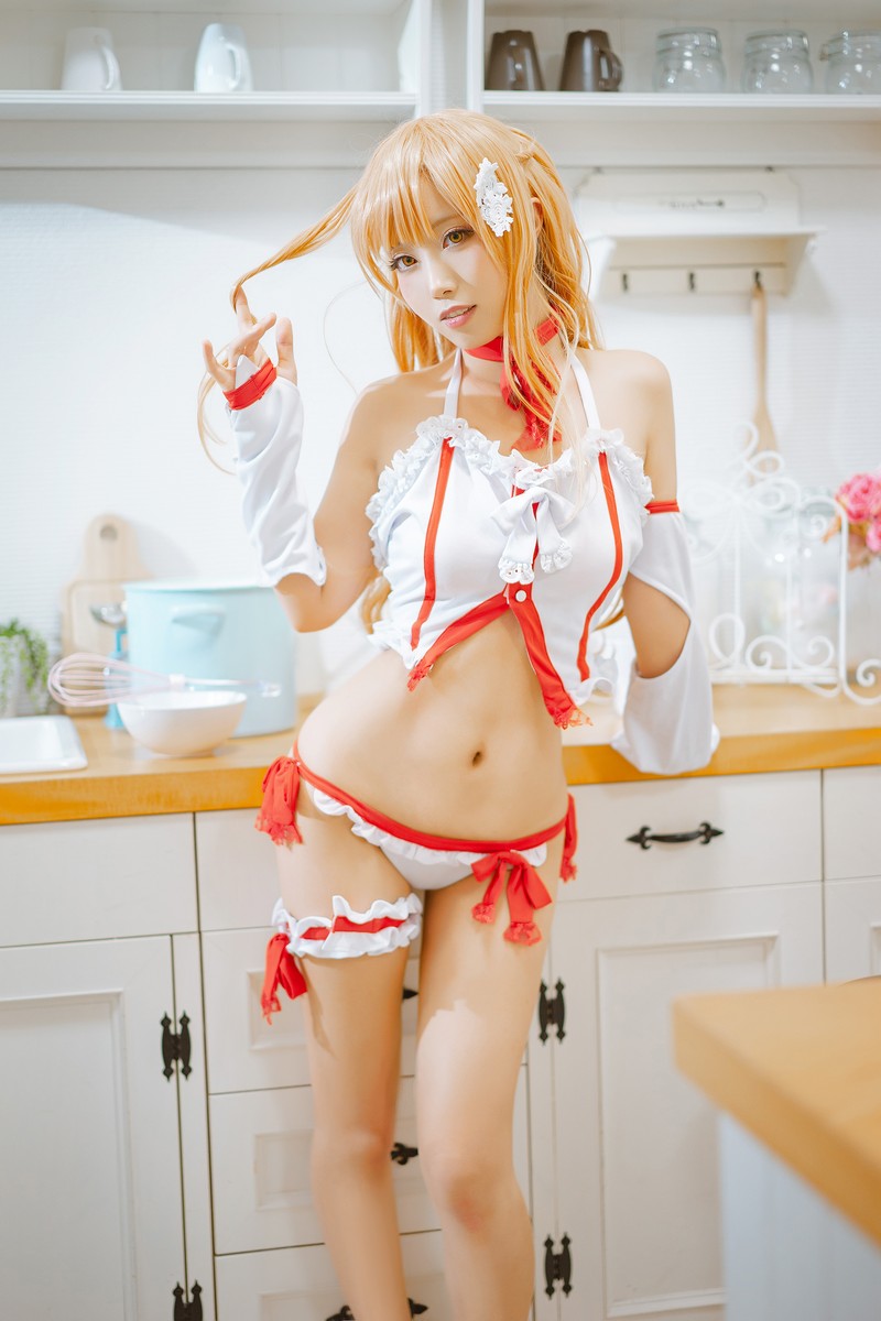 切切Celia 亚丝娜内衣 Asuna Cosplay 写真图集 93P插图7