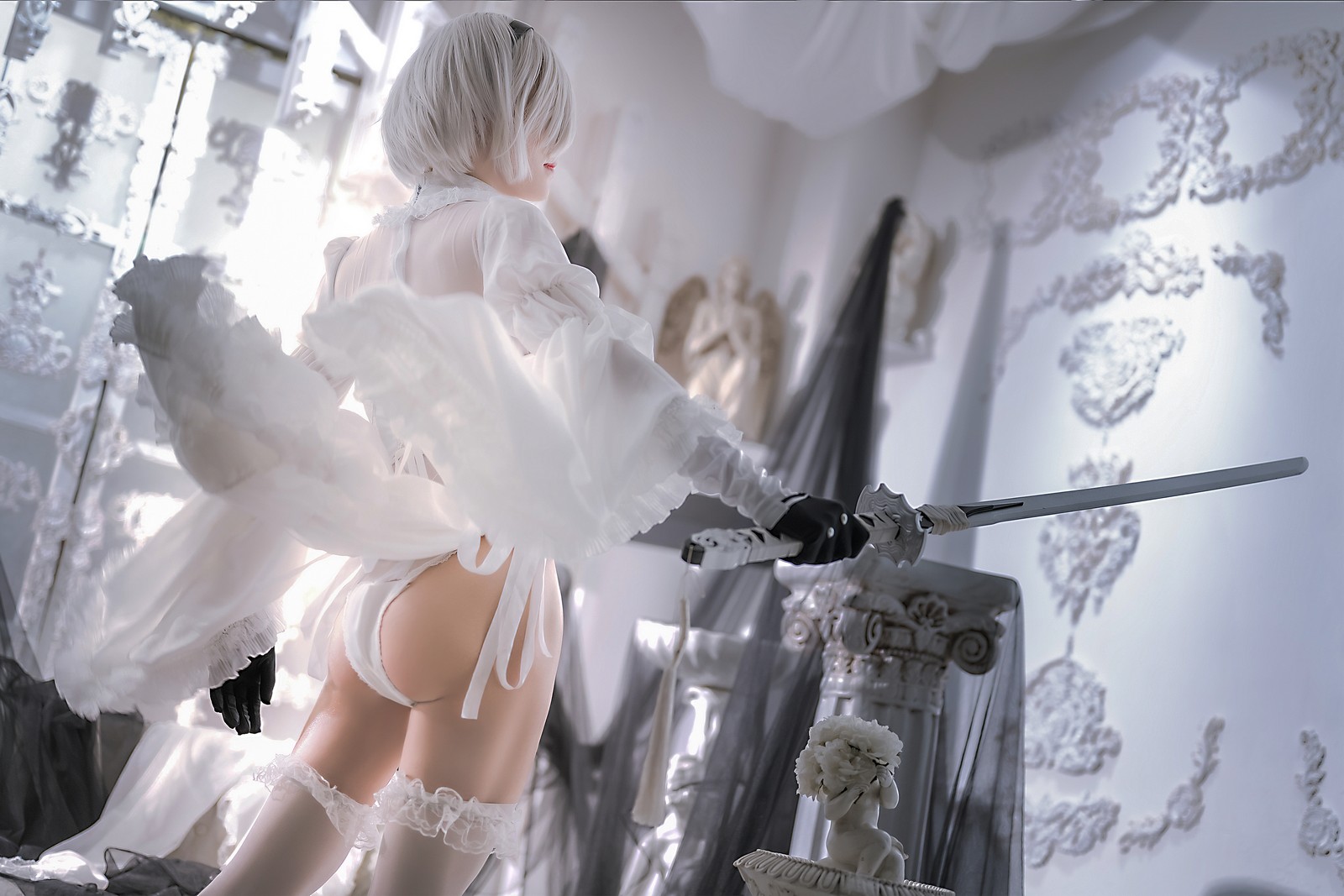 桜满三时 – 2B 花嫁 Cosplay 高清写真集（21P-367.4MB）原神主题插图9