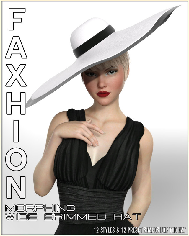 Faxhion - Morphing Wide Brimmed Hat Faxhion - Morphing Wide Brimmed Hat
