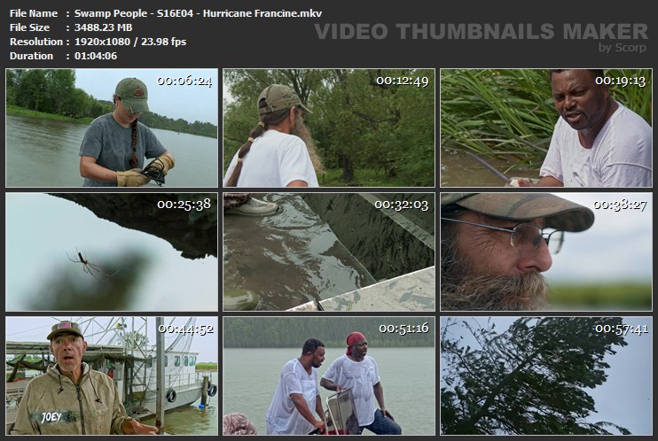 Swamp People - S16E04 - Hurricane Francine.mkv