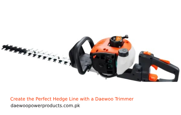 Create the Perfect Hedge Line with a Daewoo Trimmer - (Available in Pakistan)