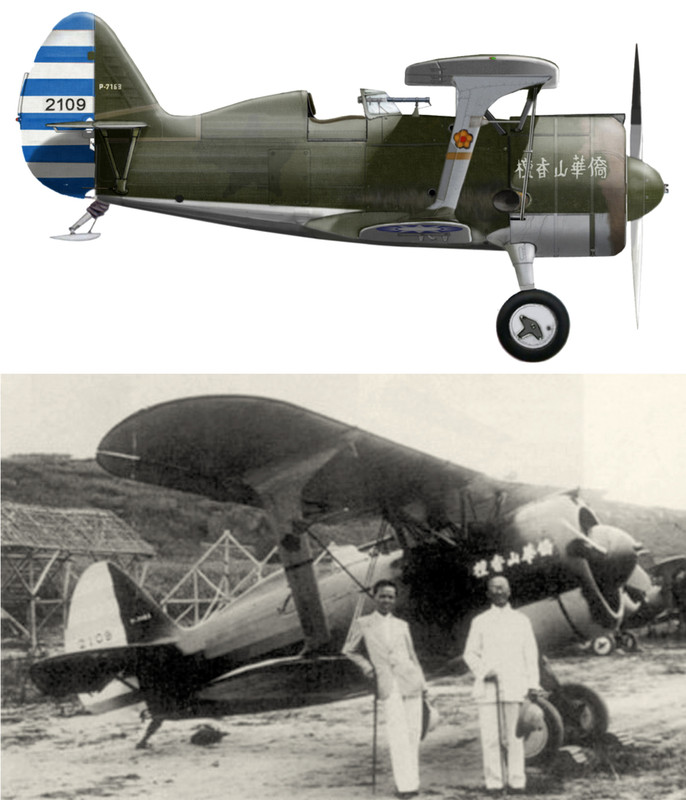 CAF-Polikarpov-I-153-Chinese-army-sn-2109-P-7163-flown-by-ace-Liu-Chi-Sheng-July-1939-China-0B