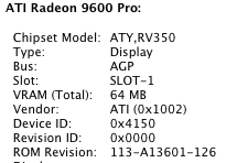 ATI Radeon 9600PRO