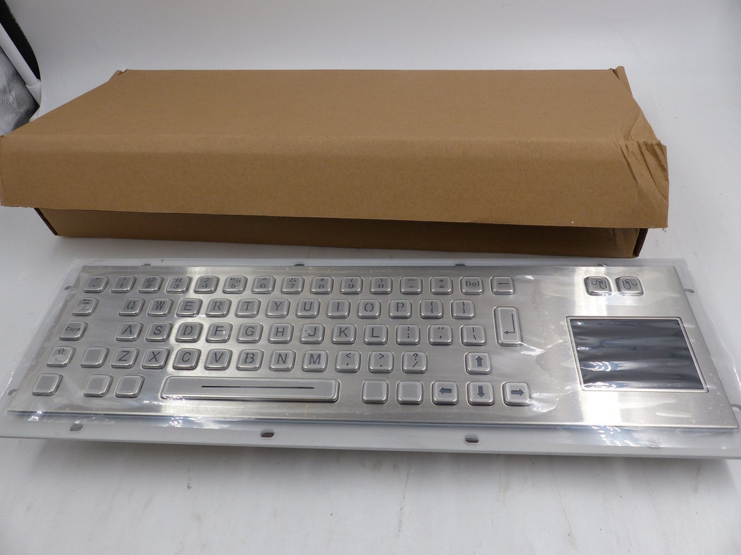 CTRL INDUSTRY GT-S392TP-L 65 KEY US LAYOUT USB METAL KEYBOARD WITH TOUCHPAD