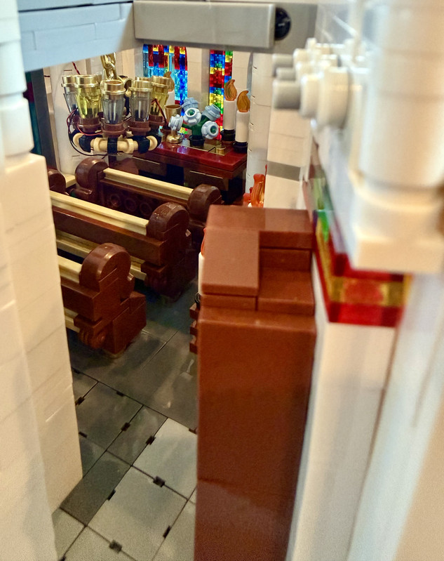 A peek inside through the side door.