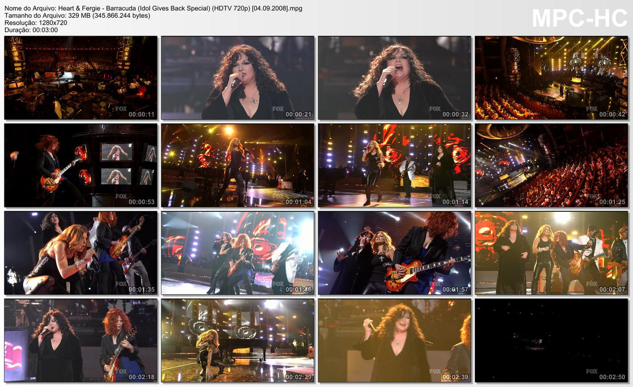 Heart & Fergie - Barracuda (Idol Gives Back Special) (HDTV 720p) [04.09.2008]