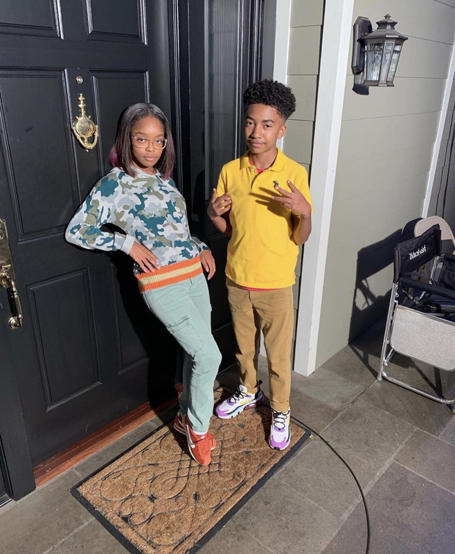 Miles Brown with Girlfriend  