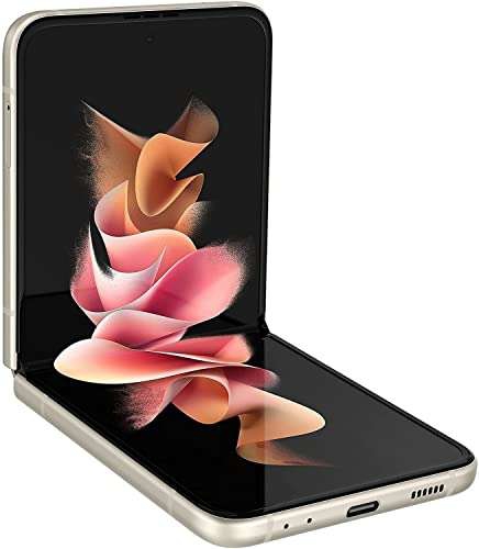 Amazon: Samsung Galaxy Z Flip 3 5G SM-F711U 128GB para T-Mobile Cream (reacondicionado) 
