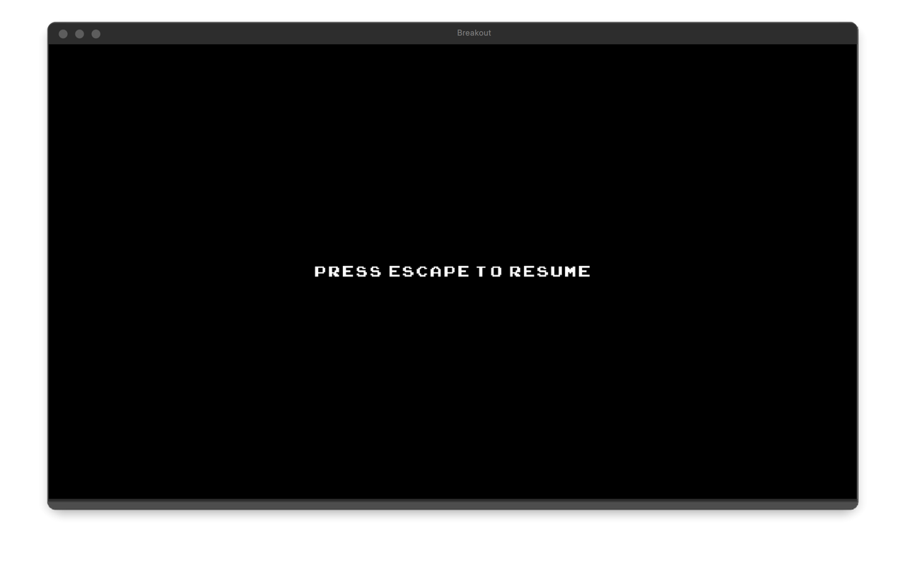Pause Screen