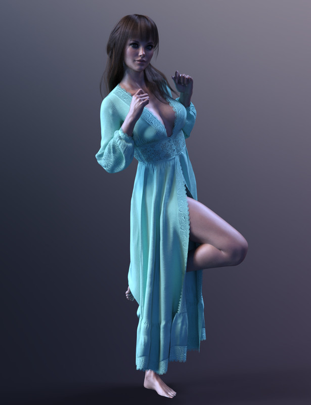 dForce X-Fashion MaxiDress for Genesis 8 Female(s)