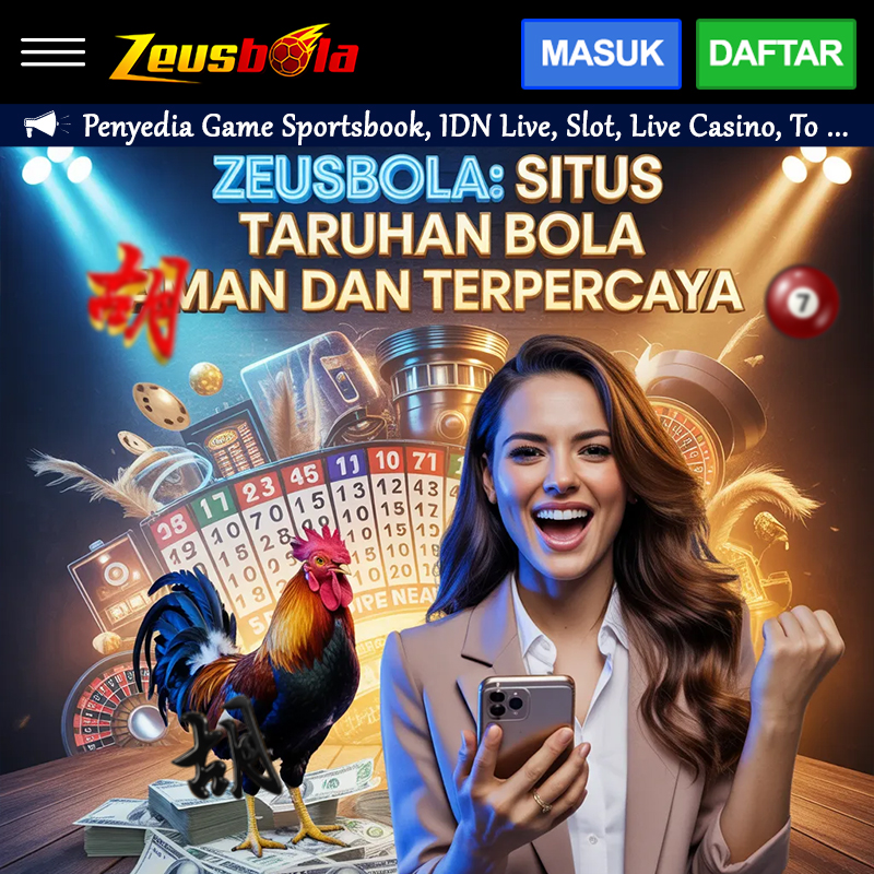 ZEUSBOLA: Situs Taruhan Bola Aman dan Terpercaya image 1