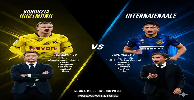 Borussia Dortmund vs Internazionale match today UEFA Champions League 2026