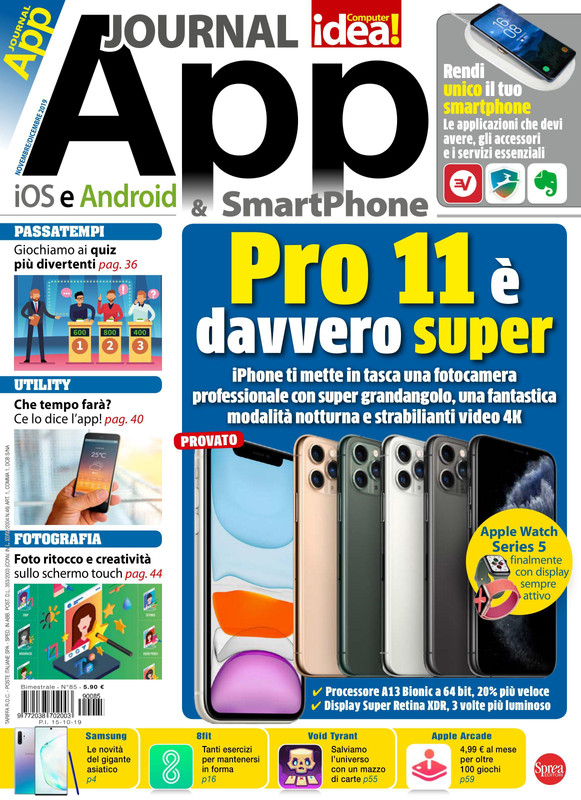 App Journal – Novembre 2019