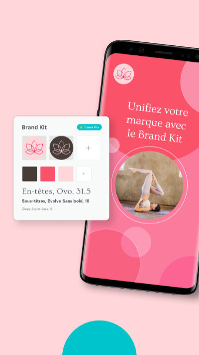 enregistre la palette de couleurs de ta marque dans Canva